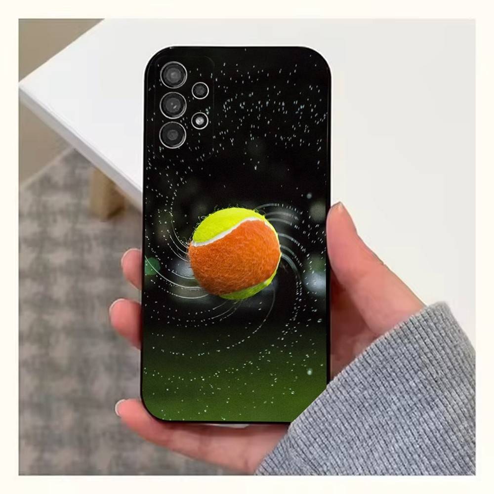 Tennis Sport Phone For Samsung S22,S25,S24,S23,Ultra,FE,Plus,S21,S20,S10,S9,Lite,Soft Silicone Black