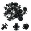 25pcs Push Clips Hood Engine Under Cover Clips for Vehicle Replacement Plastic Fastener Clips Automotive Accessories