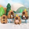 Kleine Capybara Figuren Cartoon Capybara Skulptur Kreative Capybara Tischdekoration Geschenke für Freunde Kinder