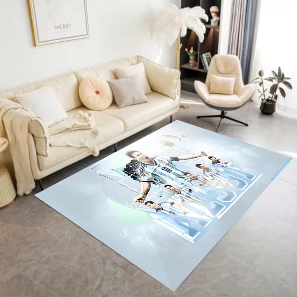 Ronaldo's Ac Milan Moment Carpet Suitable for Playrooms Bedrooms Dining Room Decorate Room Anti-slip Rug Decorate Offices Spiritual Gift