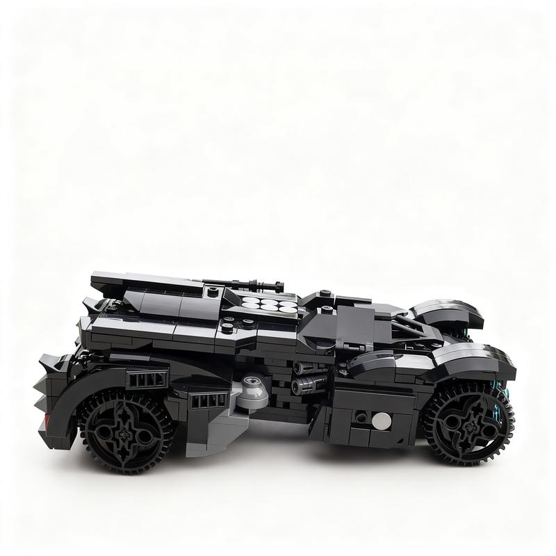 NEW 624PCS MOC Hero Movie Arkham Knight Batmobile Model Technology DIY Assembly Building Blocks Display Birthday Gift Building