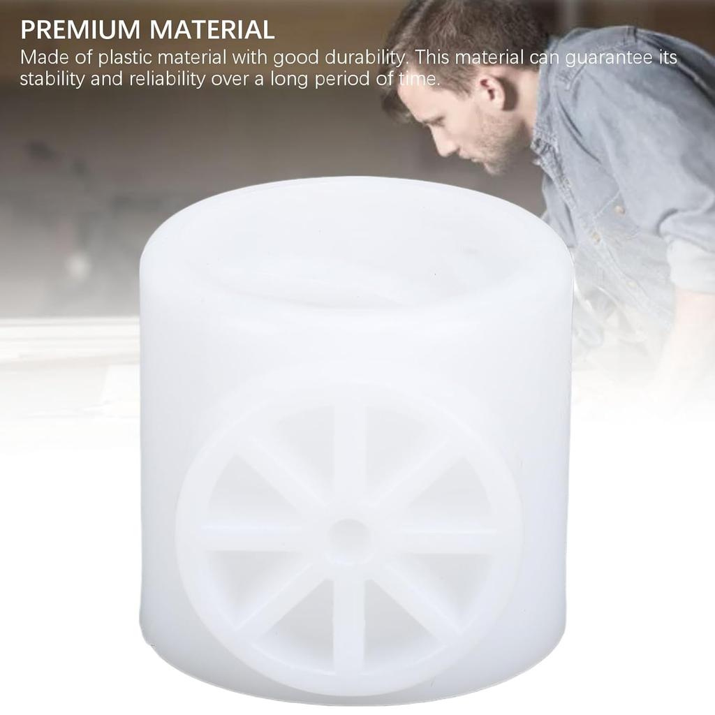 0.8x1.6in White Plastic Trolley Nut for LA500 Replacement Spare Part for K75 39337 Kit