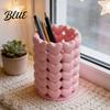 Dust-free Pen Storage 3D Printed Hollow Heart Holder Aesthetic Stand Girlish Office Desk Accessory Makeup Brush Multifunctional Container