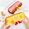 Capacity Toast Shaoe School Supplies Stationery Bag Comestic Bag Cartoon Pencil Case Pencil Pouch