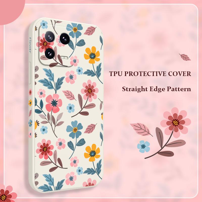Flowerstalk Flower Phone Case For Xiaomi 15 15T 14 14T 13 13T 12 12X 12T 12S Mi 11 11T 10 10T Pro Max Lite Silicone Cover
