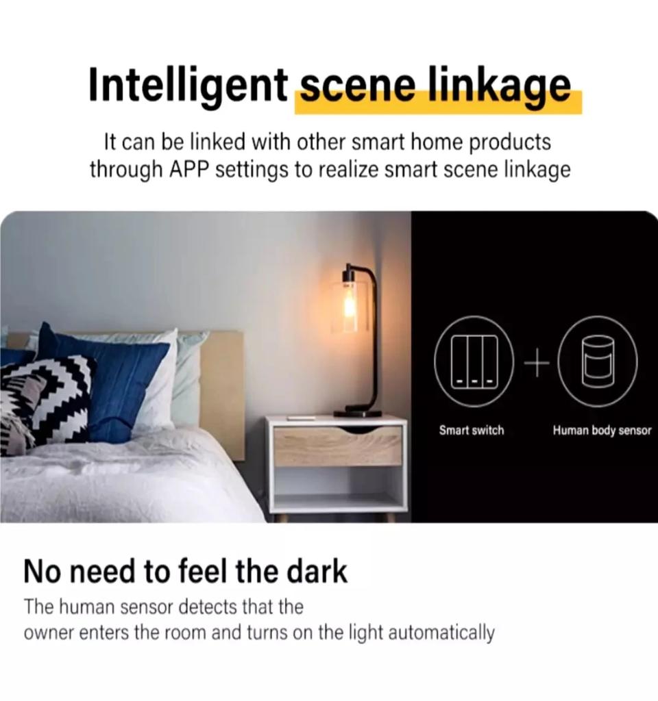 Multifunctional Wireless Temperature & Humidity Sensor Real-Time Home App Monitoring Voice Control Via Alexa & Google Assistant Thermometer for Home