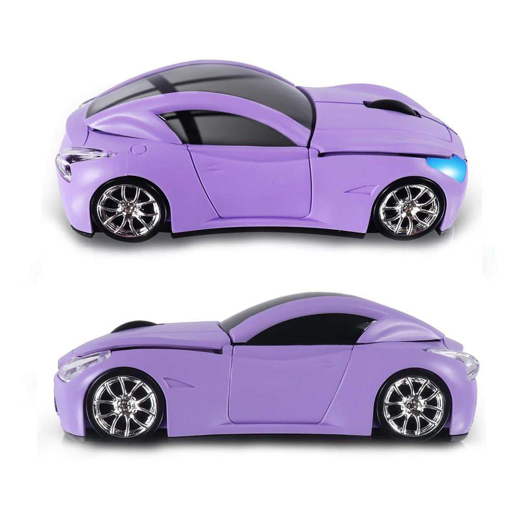 Rato USB Sem Fio para Carro Fmlyhom, Design Elegante e Cool, Compacto e Leve, Ótico 2.4Ghz, 3 Botões, Ambidestro, Receptor USB Incluído,