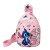 Angel Anime Cartoon Crossbody Bag Fashionable Casual Mini Chest Sling Coin Purse Creative Gift