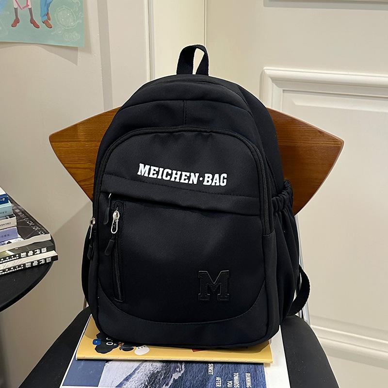 School Bag Spring Outing Research Cute Children's Outing Contrasting Color Backpack Versatile Dopamine School Bag Sweet Simple Shoulder Bag