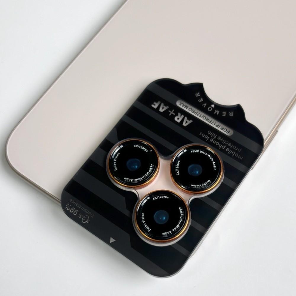 Camera-like AR Camera Lens Protector Metal Lens Ring Protector for iP17 Pro Max Air