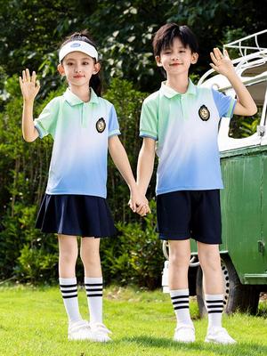 Preppy Style Children's Primary School Sportswear Set - Three-Piece Autumn & Summer Uniform for Kindergarten Back-to-School