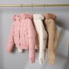 Cotton-padded women's short pie overcomes the Hong Kong wind, winter piled and thickened cotton-padded jacket, large fur collar bread jacket