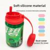 Silicone Beer Can Lid With Leakproof Straw Seal For Home Use And Gift