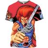 2026 Sommer Anime T-Shirt Thundercats 3D-Druck Herren Damen Mode Übergroß Kinder Junge Kawaii T-Shirts Tops Mädchen Herrenbekleidung
