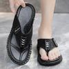 Fashion Flip Flops Summer Mens Outdoor Thick Soled Beach Shoes Breathable Cool Non Slip Comfort Sandals Male Casual Hiking Sandals 47