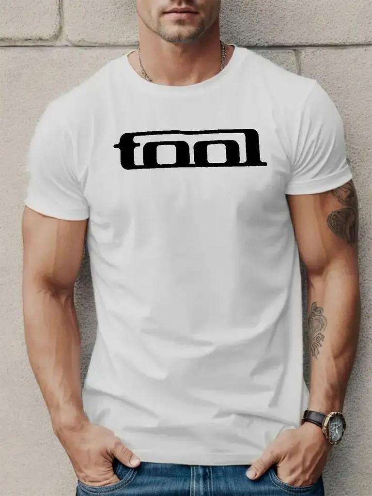 Tool Printed T-Shirt Men's Cotton T-Shirt Summer Casual Short Sleeve TShirts Fashion Loose O Neck Streetwear Oversized Tees