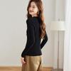 Srcr Women's 100% Consinee Cashmere Slim-Fit Ribbed V-Neck Sweater
