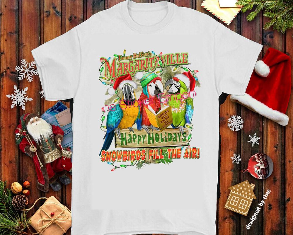 Happy Holiday Jimmy Buffett Margaritaville Christmas S4XL HNS732 Unisex T-Shirt XXXL