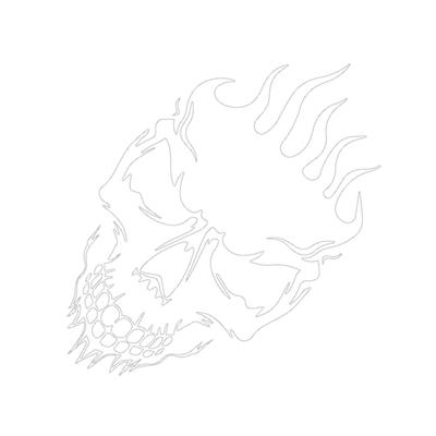 SOUFLY Skull Decal for Truck, Gothic Skull Sticker for Car - Vista Print Skull