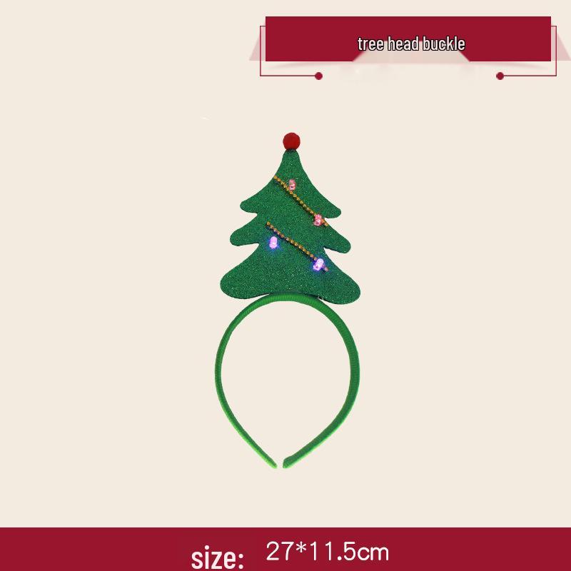 Santa and Antler Flip-Up Christmas Headband