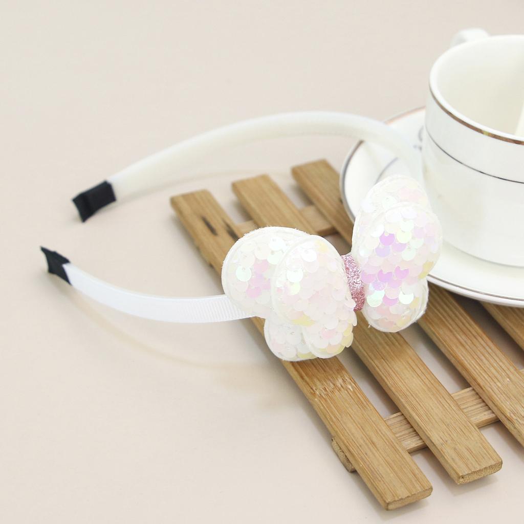 1PC Cute Butterfly Headbands for Girls Double Butterfly Hair Bows Hairbands with Teeth Kids Children Hair Accessories