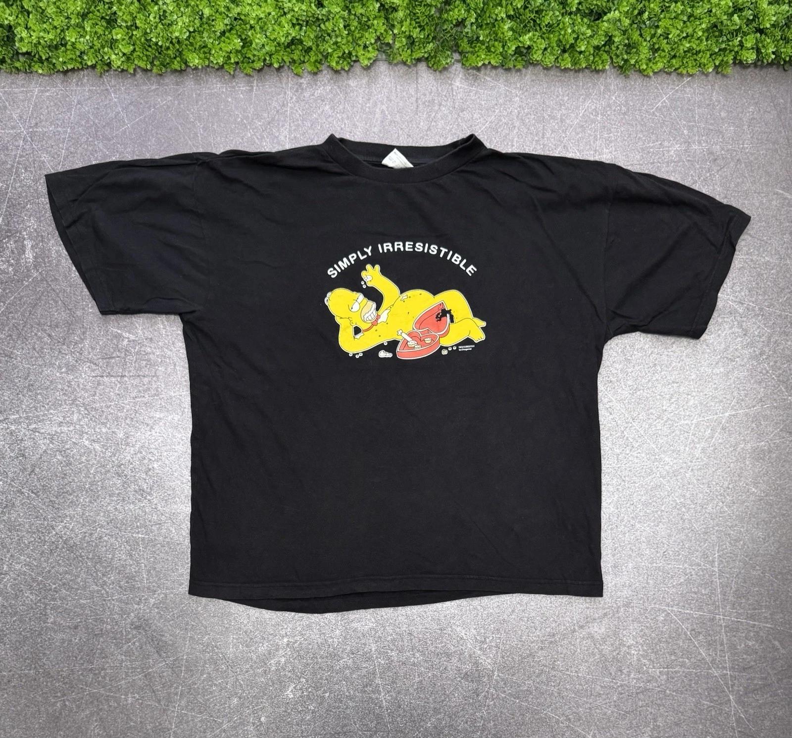The Simpsons 2002 vintage movie t shirt Valentines Day comic XL