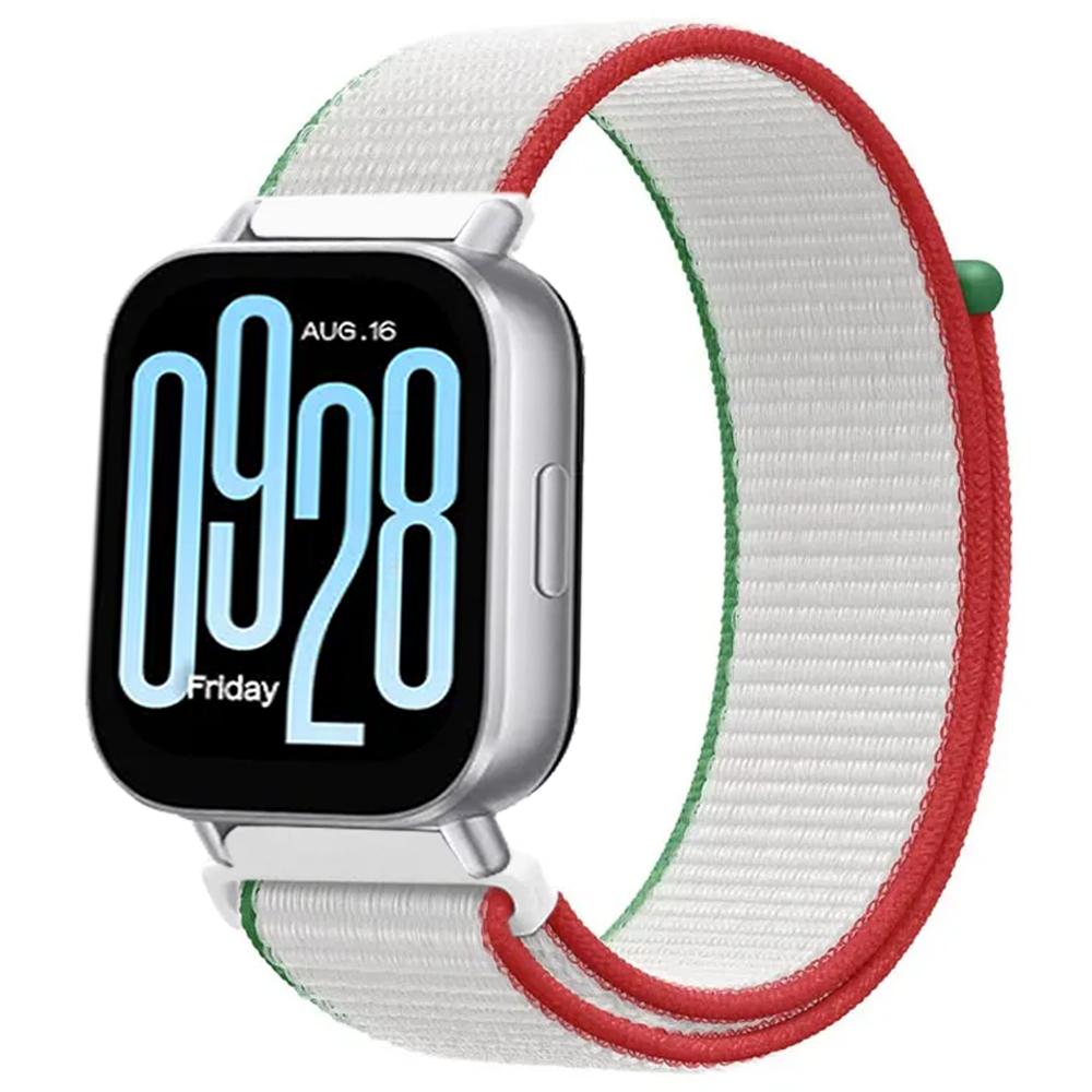 22mm 20mm Nylon Loop Strap for Redmi Watch 5 Acitve/Lite Huawei Watch 5 4 GT6-5 46mm Flag Style Wristband Amazfit Active 3-2-Max