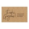 Bursdag tilpasset postkort Takk Kraft Paper Graduation X101