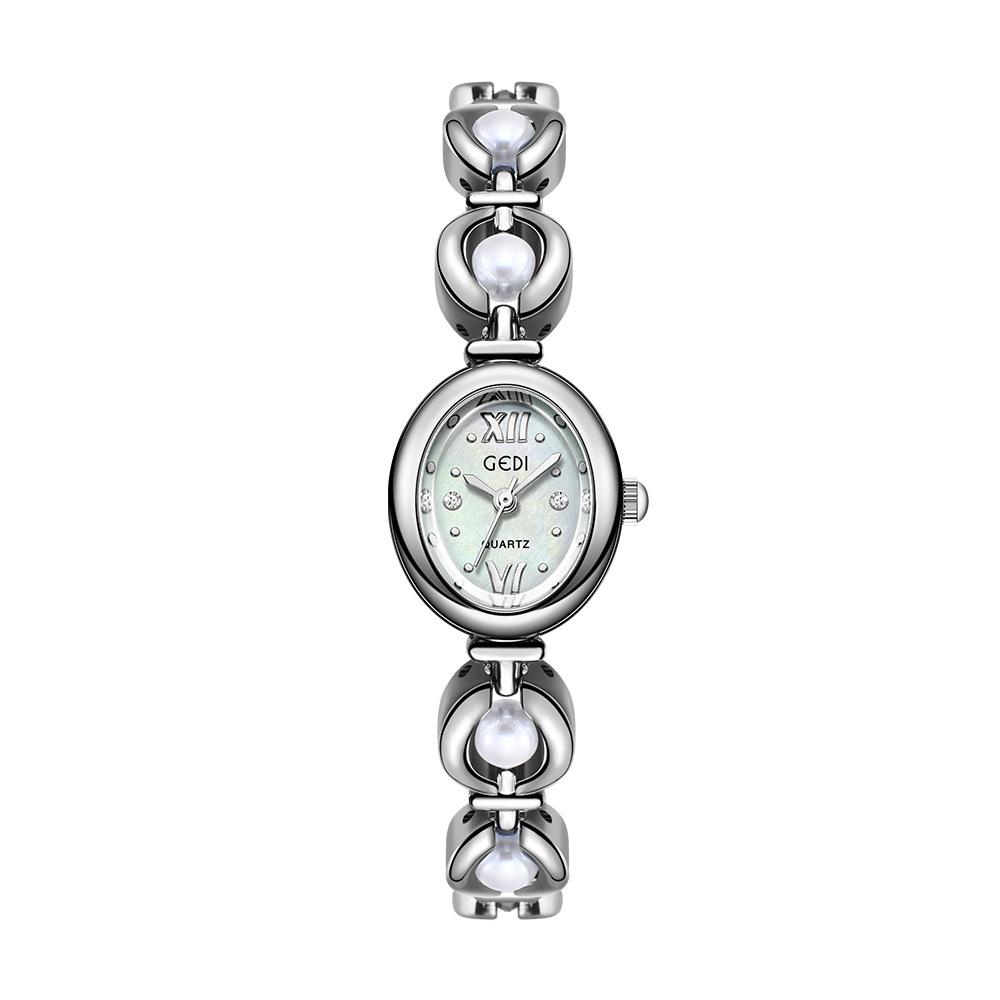 

National Style Emerald High Value Bracelet Watch Niche High Sense Light Luxury Bead Exquisite Women S Quartz Watch