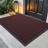 Floor Mat Easy Clean Soft Flexible Foldable Anti-Slip Bottom Home Entrance Mat Elastic Surface Indoor Door Mat