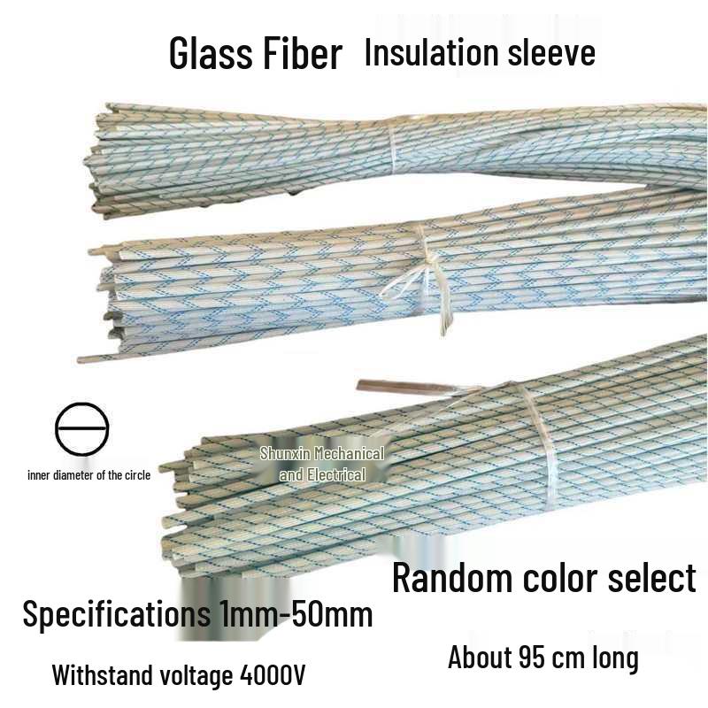 

Electric Motor Repair Tools: High Voltage Yellow Wax Insulating Glass Fiber Tube Sleeve 1 mm diameter, 100 pieces