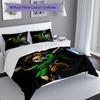3pcs Cartoon Z-Zeldas pattern bedding set duvet cover set includes duvet cover &pillowcases, perfect all season bedroom decoration & gift