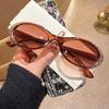 Rhinestone Eyewear Comfortable Women Fashion Shades Oval Rhinestone Sunglasses Trendy Uv400 Sun Glasses For Travel Stage Party