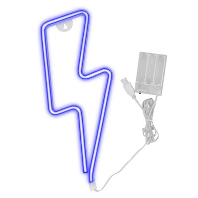 Neonowe Znaki LED Światło Nocna Lampa Dekoracyjna USB Bateria do Dekoracji Ściennych Dekoracje Pokojowe Niebieskie Światło
