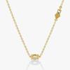 Geometric Vshaped Double Diamond Pendant Necklace With 18k Gold Plating For Womens Casual Wear