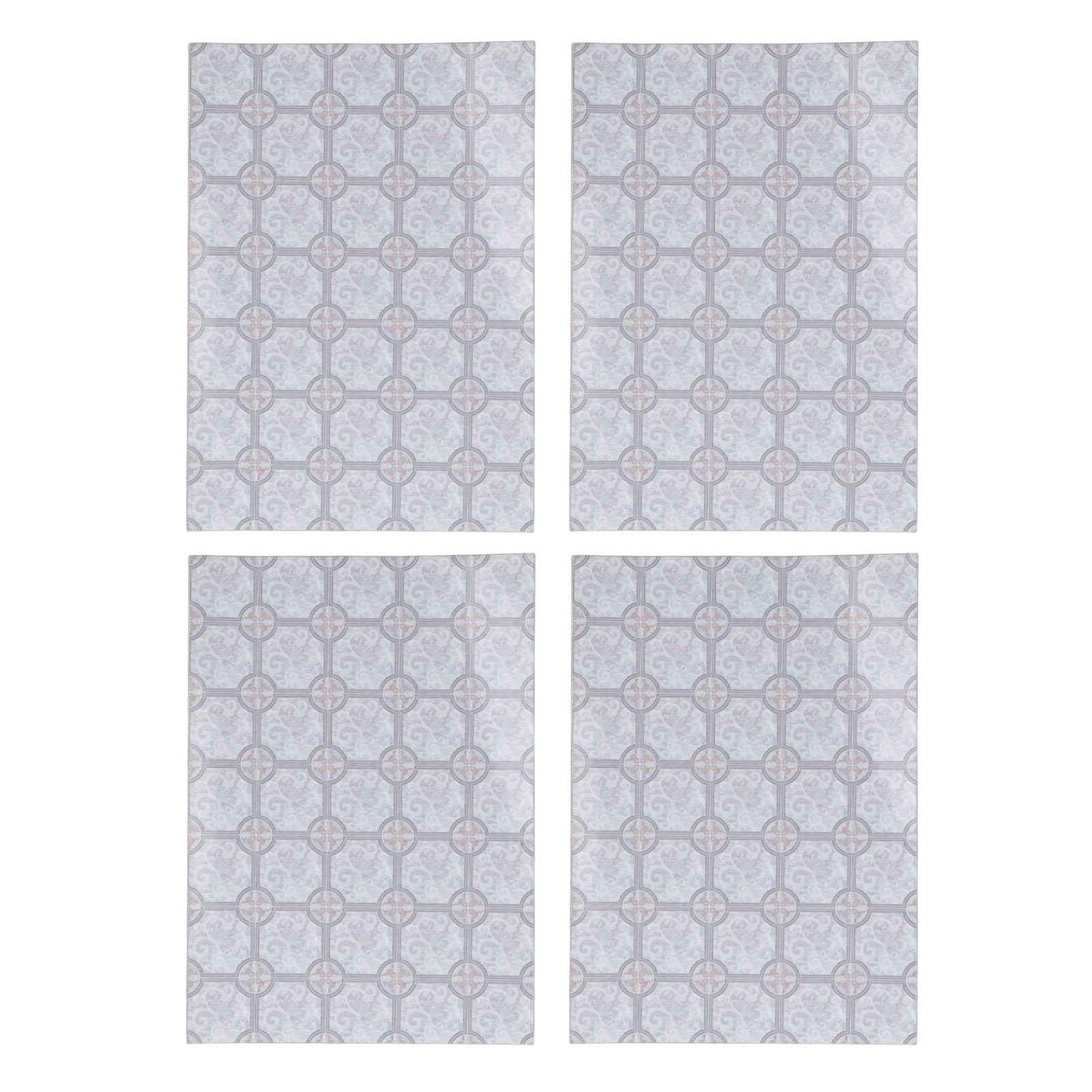 

4 шт. Наклейка на пол для кукольного домика масштаб 1/12 хороший глянец маленький уникальный реалистичный миниатюрный пол для кукольного домика