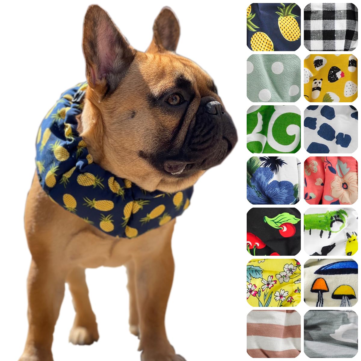 

Cool Band Neck Cooler for Includes 5 Ice Heatstroke Prevention Dogs, Packs, (Omusubi, XS)