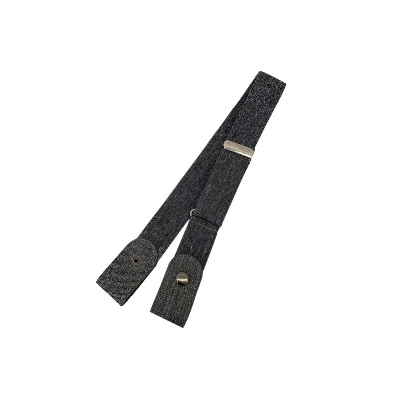 Canvas Adjustable Elastic Waist Band Invisible Belt Buckle-Free Belts for Women Men Jean Pants Dress No Buckle Easy To Wear