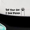 23cm x 9cm Cute Cats Paws Design Decal Waterproof Removable for Cars Motorcycles Laptops Smooth Surfaces No Residues