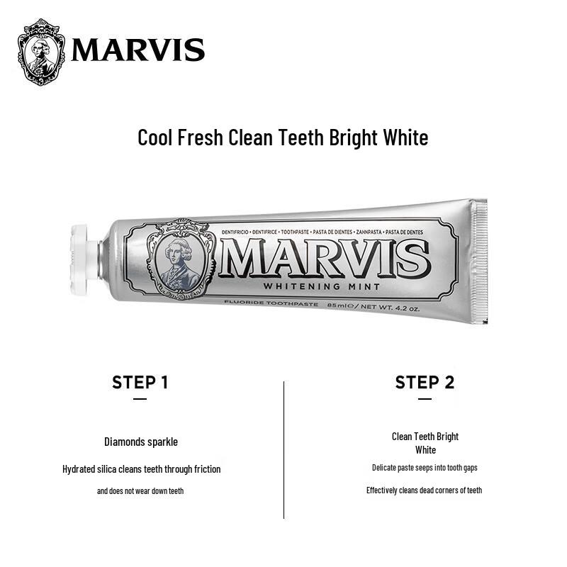 MARVIS Silver Whitening Mint Toothpaste 2-Pack