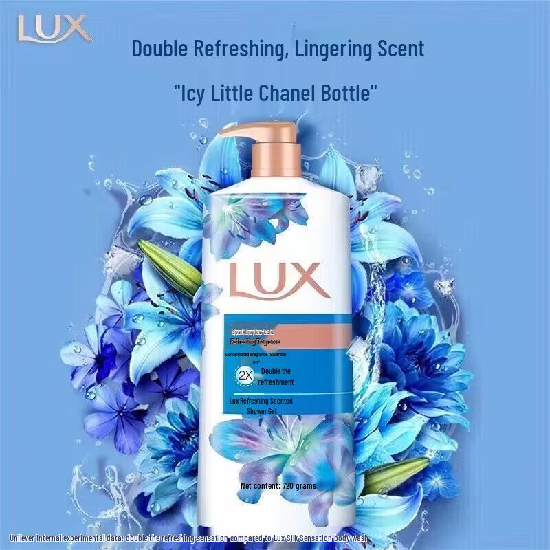 lux Refreshing Ice Cool Shower Gel & Freesia Hand Soap Set
