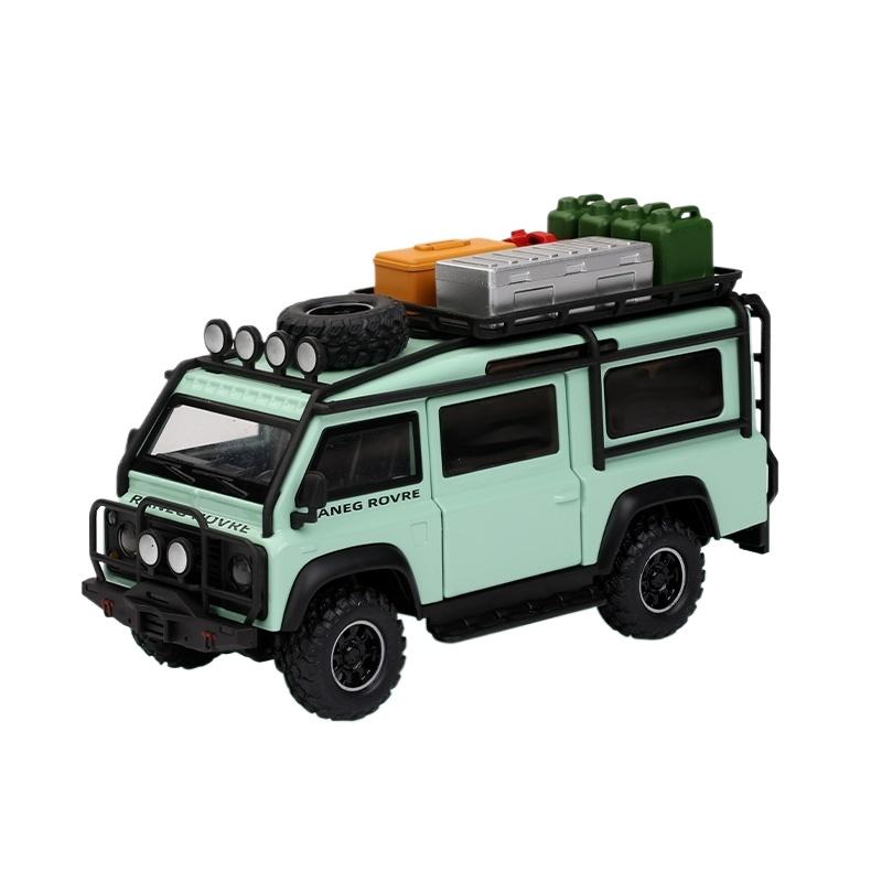 1/32 Land Rover Defender Van Off Road Alloy Diecast Car Model Children's Toys Birthday Gifts Sound and Light Boyfriend Choice