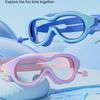 Large Frame Kids Swim Goggles with Ear Plug Diving Goggles Set Swimming Goggles  Boys and Girls