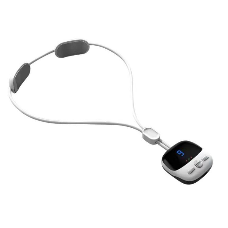 

Portable Neck Massager Hanging Cervical Spine Massage Device for Neck Pain Relief White