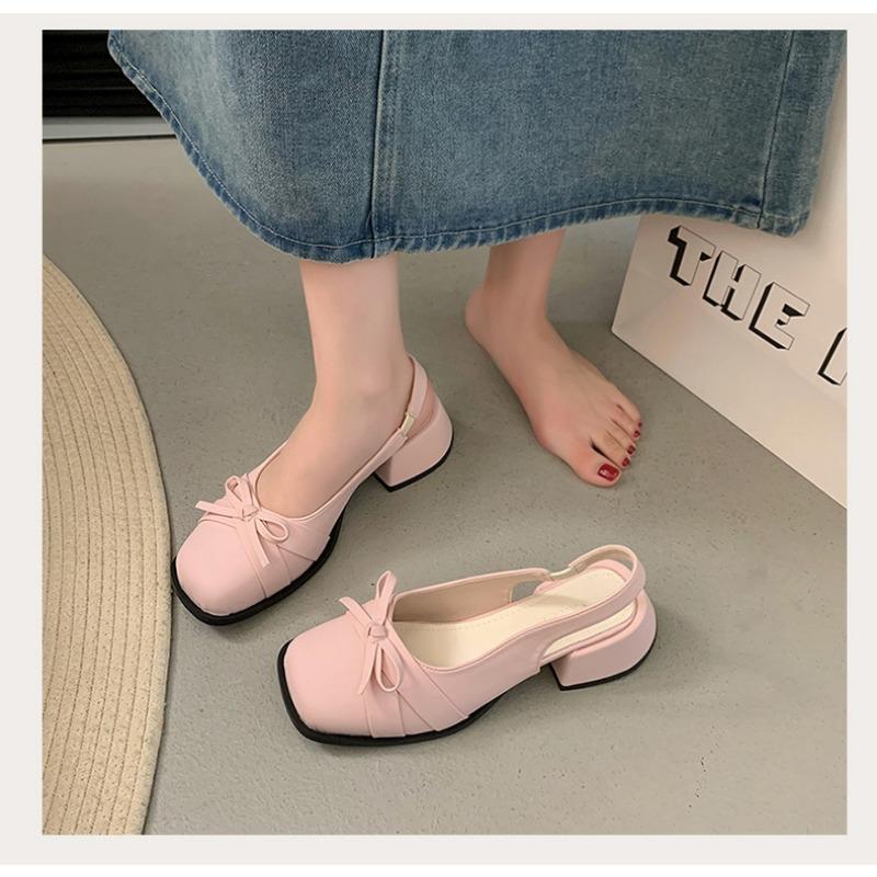 Women's Shoes with Thick Heels New High-heeled Sandals
