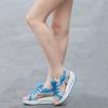 Summer Platform Sandals Women Candy Color Lace-up Casual Breathable Mesh Wedge Sneakers Shoes Woman sandalias mujer WSH3279