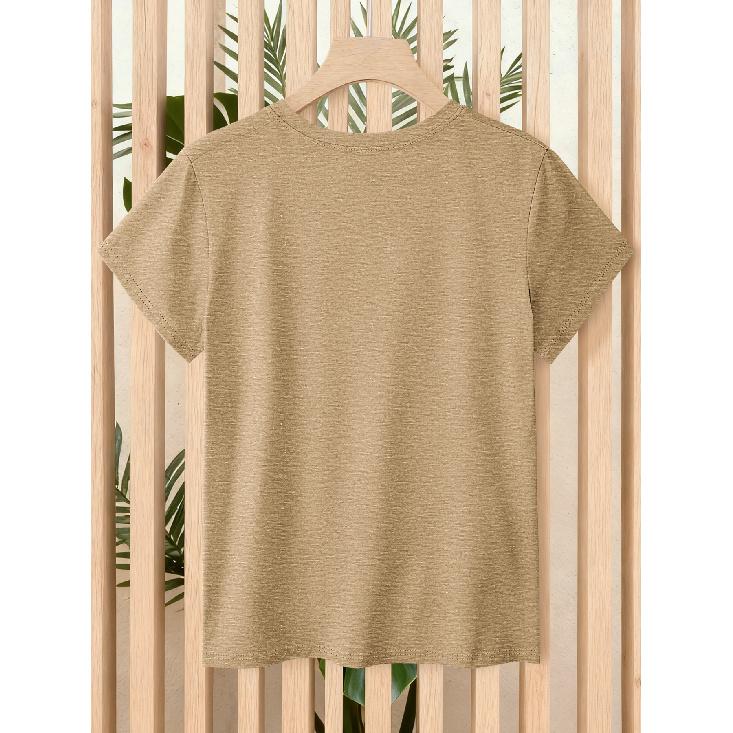 Women's Summer Tops | “Happiness Pill” Cat Calendar with Fun Cartoon Prints for Women T Shirt | Fun cartoon-style loose-fitting round-neck