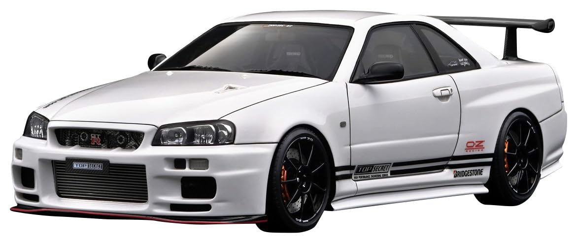 

ignition model TOP SECRET White finished product IG3642 1/18 34GT-R (BNR34)