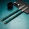 Steel Non-Slip Food Sushi for Home Dining Kitchen Tool Chopsticks Metal Chopsticks Tableware