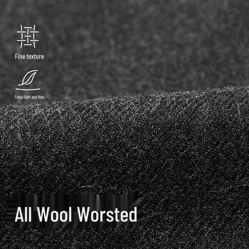 LESS 2025 Winter H-Line 100% Wool Long Skirt